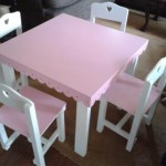 20150327_080408 Beautiful square table painted in pink and white
