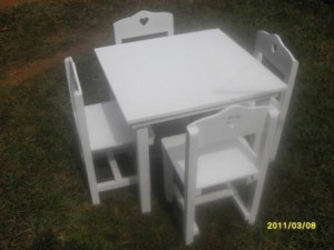 VLUU L100, M100 / Samsung L100, M100 plain table set in white